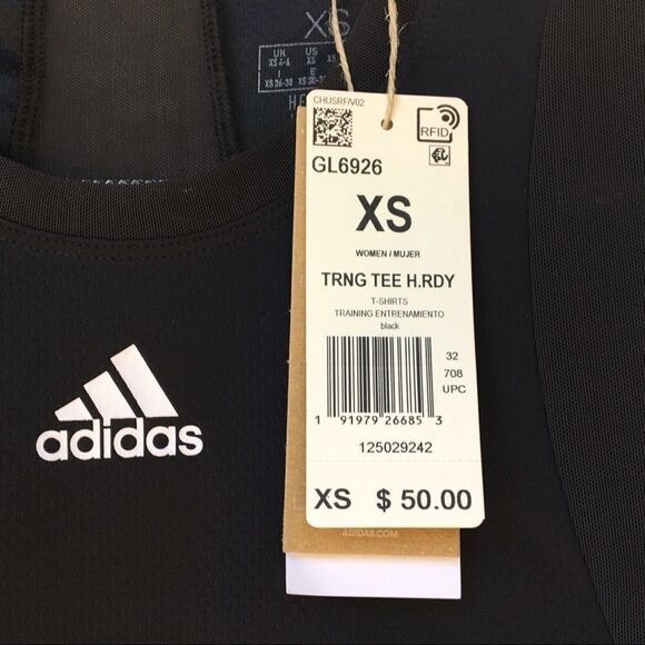 Adidas Women’s Training Mesh Net Top XS - Picture 8 of 9